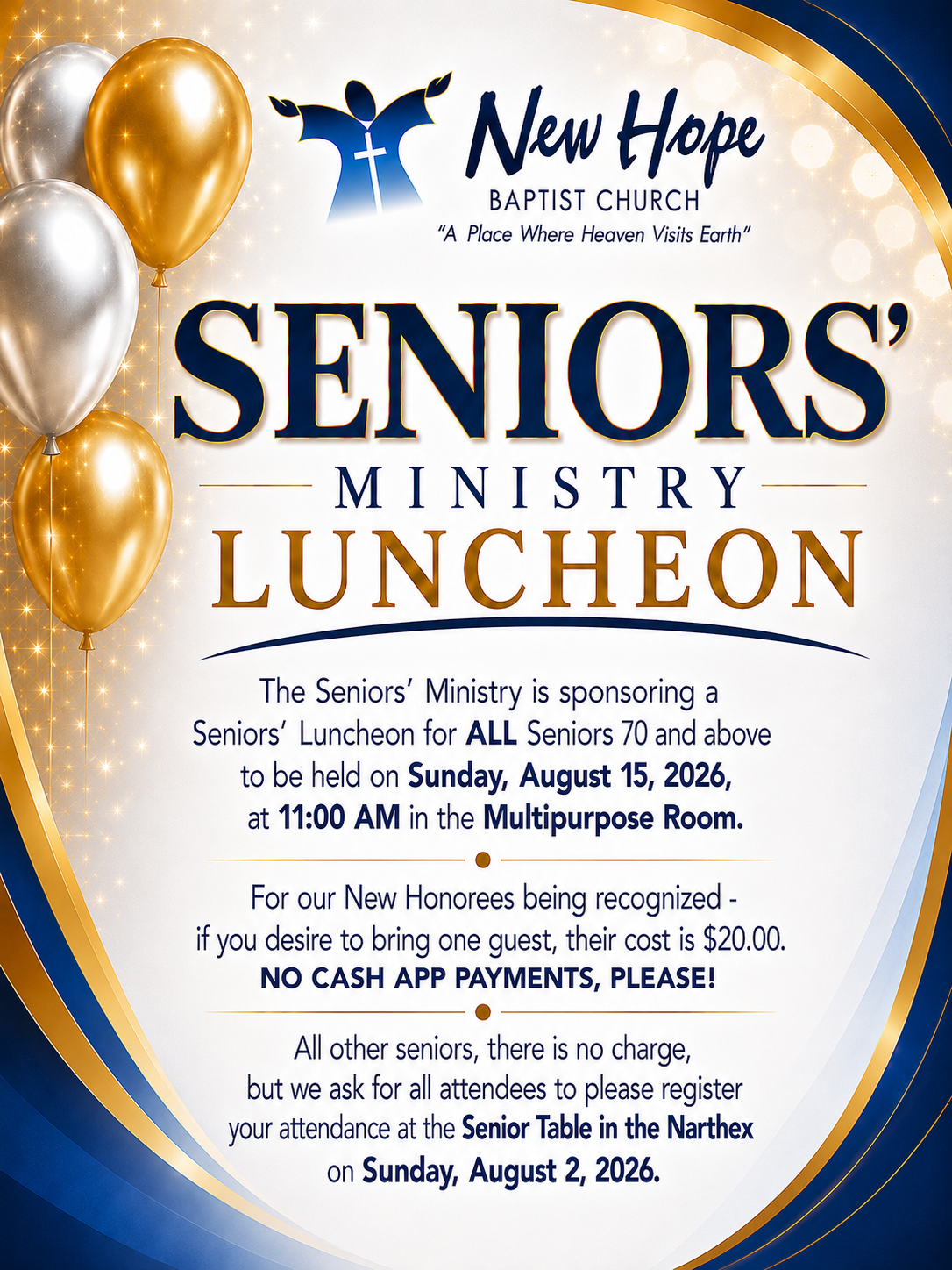 Updated Senior Luncheon (August 2)
