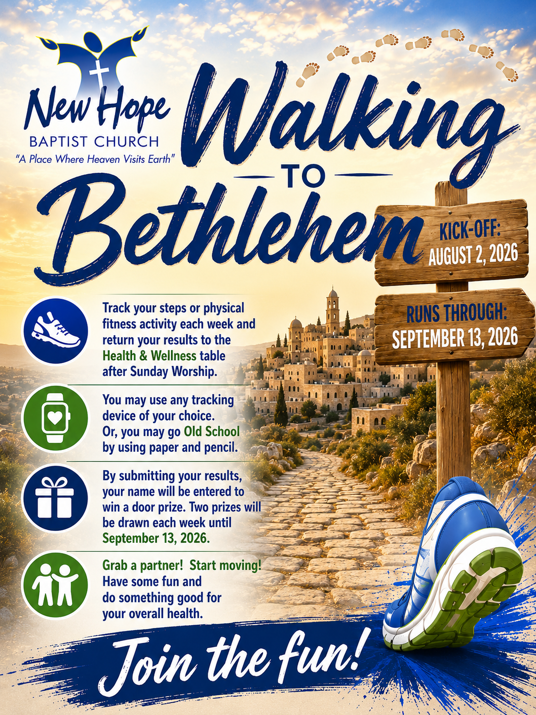 Walking to Bethlehem (Health & Wellness)