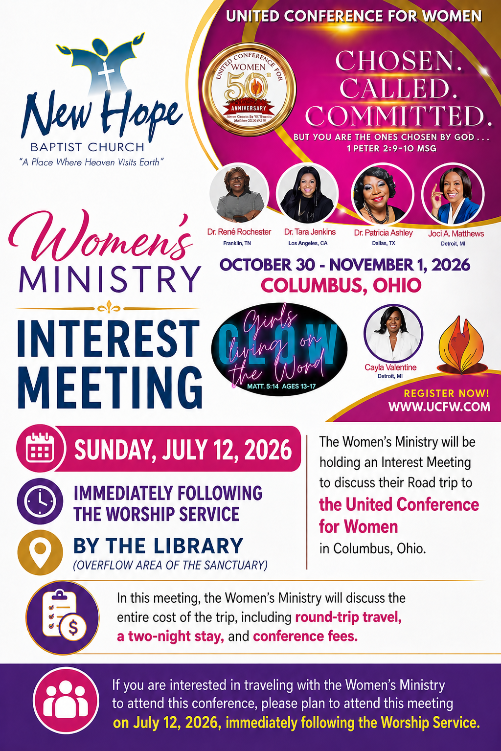 Women's Conference Meeting (7-12-26)