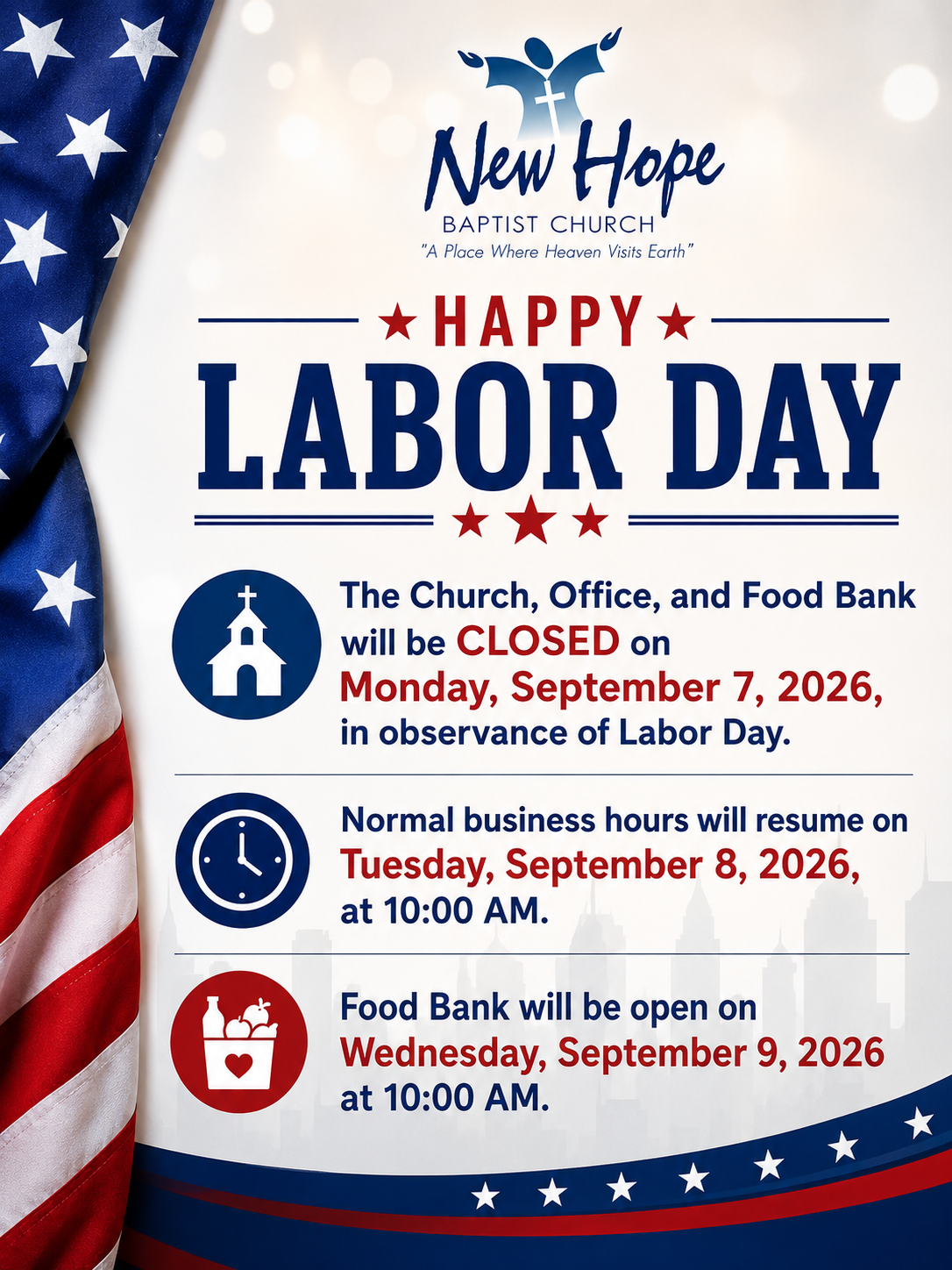 Labor Day Closed