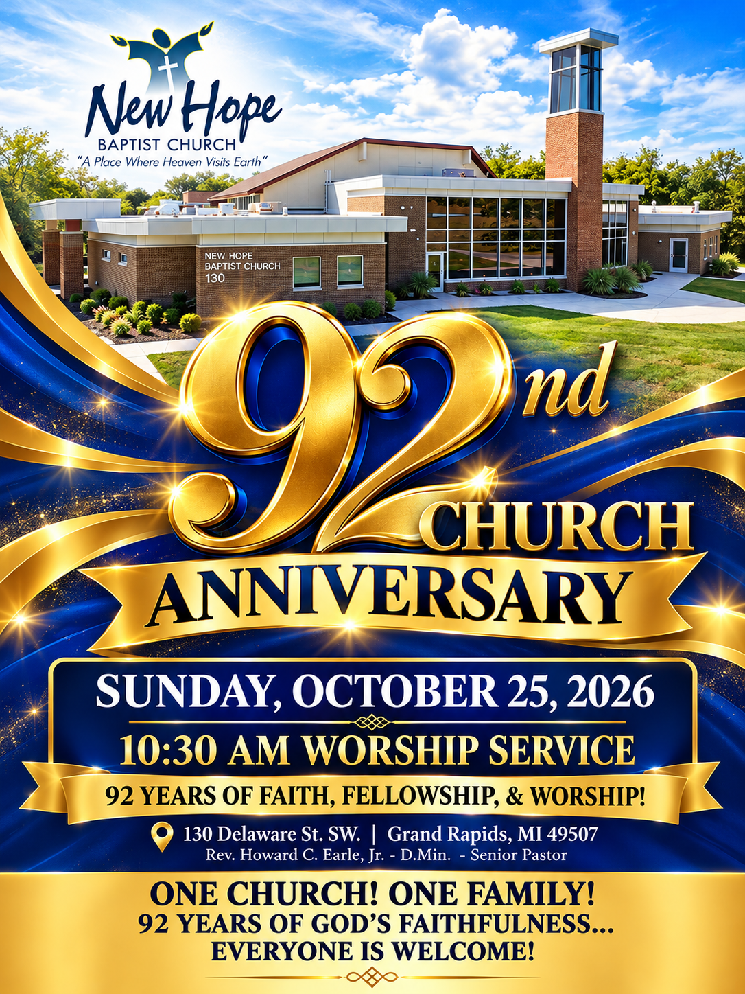 New Hope Baptist Church 92nd Anniversary (1)